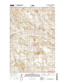 Rattlesnake Butte 2014 topographic map thumbnail