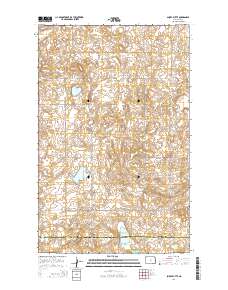 Smoky Butte 2014 topographic map thumbnail