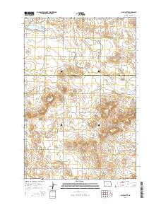 Plum Butte 2014 topographic map thumbnail