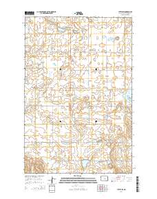 Tuttle SW 2014 topographic map thumbnail