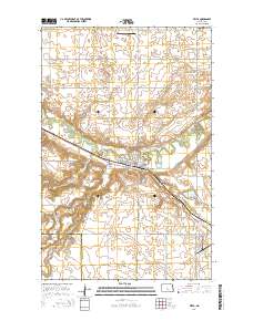 Velva 2014 topographic map thumbnail