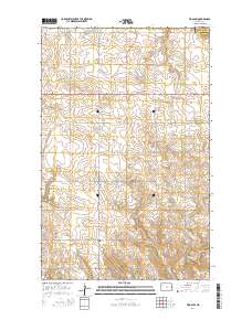 Tioga SW 2014 topographic map thumbnail