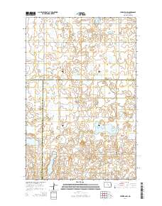 Sykeston SW 2014 topographic map thumbnail