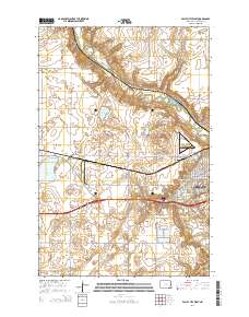 Valley City West 2014 topographic map thumbnail