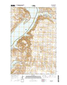 Sanish 2014 topographic map thumbnail