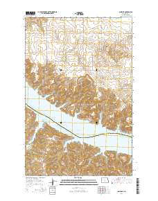 Sanish SE 2014 topographic map thumbnail