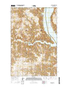 Sanish SW 2014 topographic map thumbnail