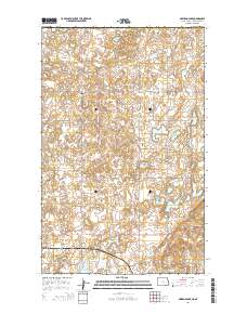 Skjermo Lake 2014 topographic map thumbnail