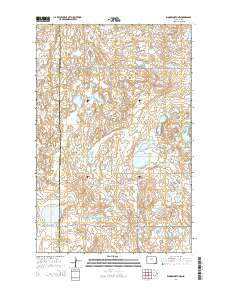 Woodworth NW 2014 topographic map thumbnail