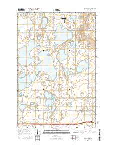 Tappen North 2014 topographic map thumbnail