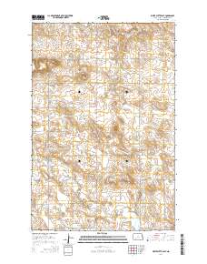 White Butte East 2014 topographic map thumbnail