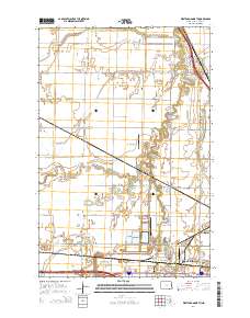 West Fargo North 2014 topographic map thumbnail