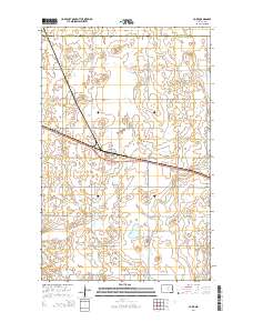 York 2014 topographic map thumbnail