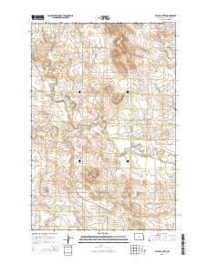 Taylor Butte 2014 topographic map thumbnail