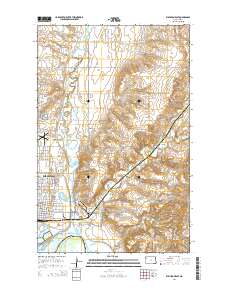 Williston East 2014 topographic map thumbnail