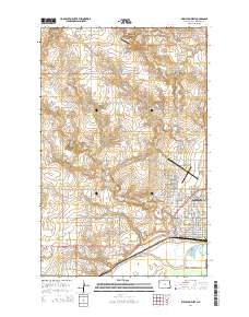 Williston West 2014 topographic map thumbnail