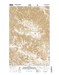 Wolf Coulee 2014 topographic map thumbnail