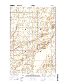 Wimbledon NE 2014 topographic map thumbnail