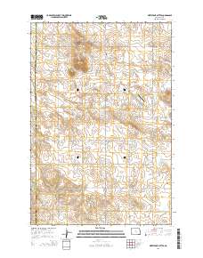 Whetstone Buttes 2014 topographic map thumbnail