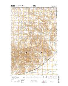 Trenton SW 2014 topographic map thumbnail