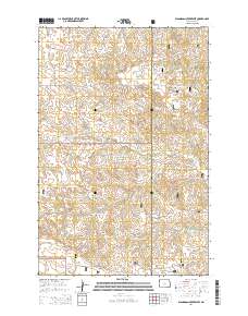 Wannagan Creek West 2014 topographic map thumbnail