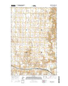White Earth 2014 topographic map thumbnail
