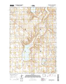 Senger Lake South 2014 topographic map thumbnail