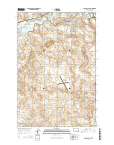 Dickinson South 2014 topographic map thumbnail