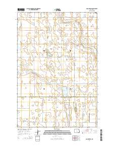 LaMoure SW 2014 topographic map thumbnail