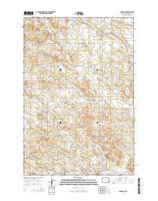 Rhame SE 2014 topographic map thumbnail