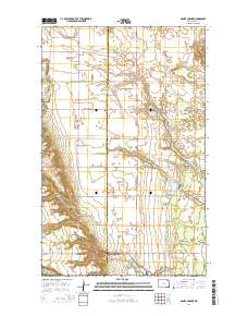 Hanks Corner 2014 topographic map thumbnail