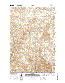 Heart Butte NW 2014 topographic map thumbnail
