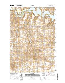 Lake Tschida West 2014 topographic map thumbnail