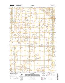 Oakes SE 2014 topographic map thumbnail