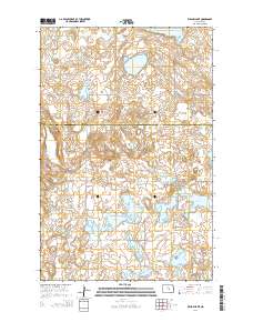 Willow Lake 2014 topographic map thumbnail