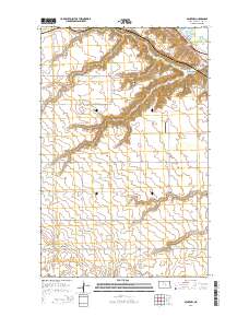 Minot NW 2014 topographic map thumbnail
