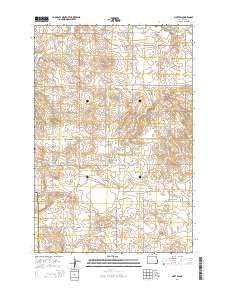 Mott SW 2014 topographic map thumbnail