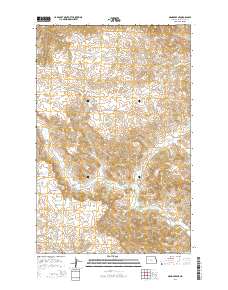 Mandaree NE 2014 topographic map thumbnail