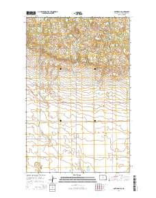 Bottineau SE 2014 topographic map thumbnail