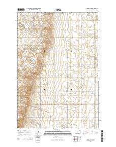 Merricourt SE 2014 topographic map thumbnail