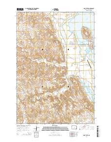 Fort Yates 2014 topographic map thumbnail