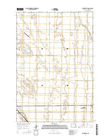 Wyndmere SE 2014 topographic map thumbnail