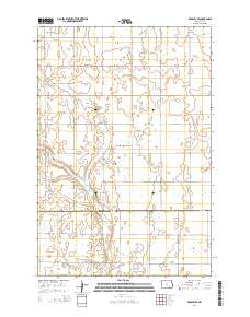 Edgeley SE 2014 topographic map thumbnail