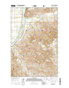 Cartwright 2014 topographic map thumbnail