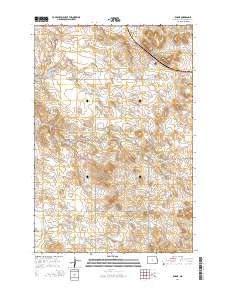 Rhame 2014 topographic map thumbnail