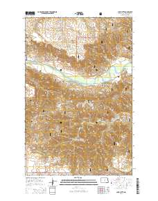 Lone Butte 2014 topographic map thumbnail