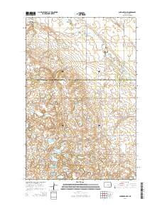 Carrington SW 2014 topographic map thumbnail