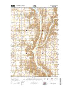 Turtle Creek NW 2014 topographic map thumbnail