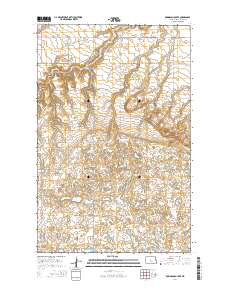 Robinson Coulee 2014 topographic map thumbnail