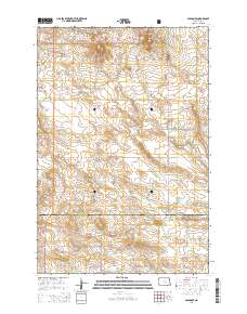 Amidon SE 2014 topographic map thumbnail